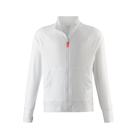 Reima Block 536352-0100 White sports genserjakke