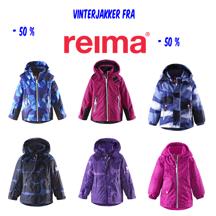 - 50 % ! Alle jakker til barn